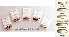 MATRICI COMPOSI-TIGHT GOLD SMALL AU100 X100