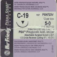 AGHI H.F. PSN723V C19 5-0 PGA X12 - Dental Trey