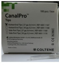 CANALPRO COLTENE RIC.AGHI SLOTTED- END 30GA X100