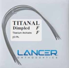 ARCHI LANCER DIMPLED TITANAL F.F .016X.016 SEZ.RETT.SUPX10 537-261