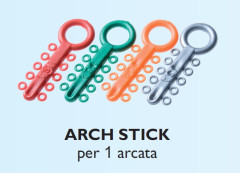 LEGATURE LANCER ELASTICHE ARCH STICK MONO-ARCATA BIANCO X1008