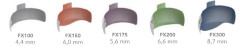 MATRICI COMPOSI-TIGHT 3D FUSION 6,6MM FX200-M COL.VERDE X50