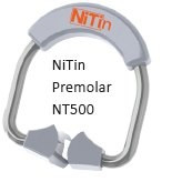 MATRICI NITIN ANELLO PER PREMOLARI NT500 X2 GRIGIO