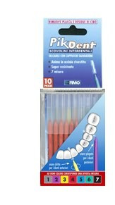 SCOVOLINI PIKDENT FIMO X10 ROSSO - Dental Trey
