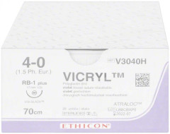 AGHI ETH. V3040H RB1 PLUS 4-0 X36 VICRYL - Dental Trey