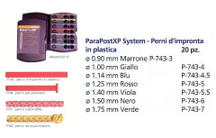 PERNI PARA POST P743-5 PLASTICA X20