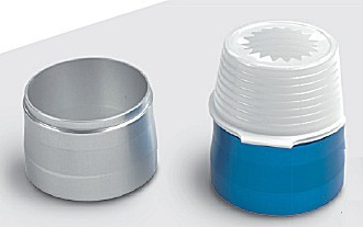 PORTARIFIUTI MONOUSO SET DENTAL SUPPORTO ARGENTO