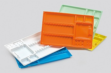TRAY MONOUSO SET DENTAL STANDARD COLORI ASSORTITI X400