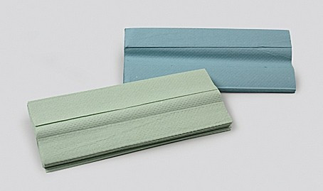 ASCIUGAMANI SET DENTAL PIEGATI A C 1 VELO RICICLAT O AZZURRO X3000