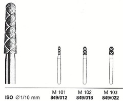 S.S.WHITE 849-314-18 (M102)X5 FRESE
