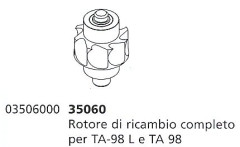 ROTORE W&H TURBINA TA-98/TA-98L 04396600