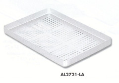 TRAY ASA NORMA AL-2721LA FORATO BASE ARGENTO