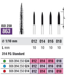 S.S.WHITE 863-314-016 ST    DIAM.X5