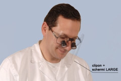 VISIERE POLYDENTIA RIC.SCHERMO LARGE X5 +2 CLIPON