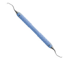 H.F. CURETTE SAS 13/14RC MAN.8C MF RESINA RIGIDA E2 BLU - Dental Trey