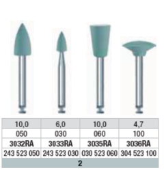 EDENTA 3032RA CERAGLOSS CA BLU X6