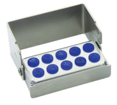 PORTAFRESE NICHROMINOX PLUG'IN 10 FORI BLU