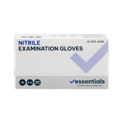 GUANTI ESSENTIALS NITRILE BLU L 100 PZ