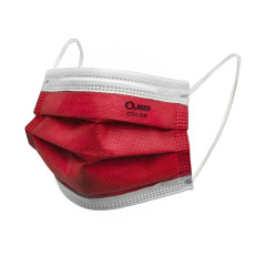 MASCHERINE CHIRURGICHE O2 MED ROSSO X50