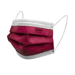 MASCHERINE CHIRURGICHE O2 MED BORDEAU X50
