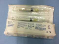 SIRINGA MONOJECT X LAVAGGI 27 GAUGE COL.GIALLO X100