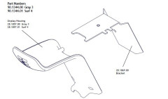 ADEC LAMPADA RIC.CARTER ANTERIORE +STAFFA PER LAMPADA LED 90.1344.00