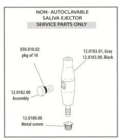 ADEC ASPIRAZ.RIC.FILTRO X ASPIRASAL NON AUTOCLAVABILE 12.0180.00