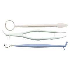 KIT PRIMA VISITA H&W MONOUSO STERIL X3 STRUMENTI - Dental Trey