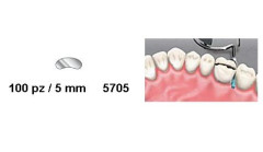 MATRICI POLYDENTIA QUICKMAT  0,04 5MM X100