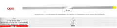 STRISCE EDENTA CDS3 15UM X10