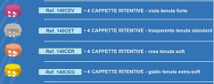 PERNI RHEIN CAPPETTE OT EQUATOR 140CEADR8 ARANCIONE X4