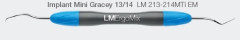 LM ERGOMIX CURETTE IMPLANT GRACEY MINI 213-214MTI TITANIO