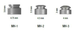 MDI 3M CAPPETTA METALLO MH-1 STD H3,6MM D.4,75MM CON O-RING