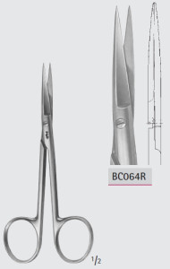 AESC. FORBICI BC 064 FINE RETTA 120MM