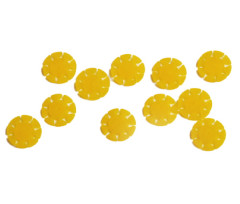 YELLOW ZARC PETALS X50 - Dental Trey