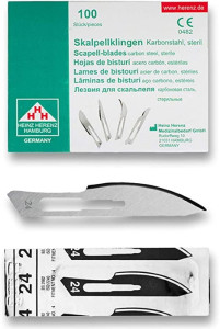 LAME BISTURI STERILI N.24 X100