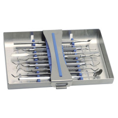 TRAY NICHROMINOX CASSETTA C/BLOCCA STRUMENTI