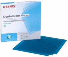 DIGA CROSSTEX DENTAL DAM S/POLVERE MEDIUM BLU X36   19300