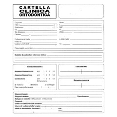 CARTELLA ORTODONTICA ORTOSMAIL X10