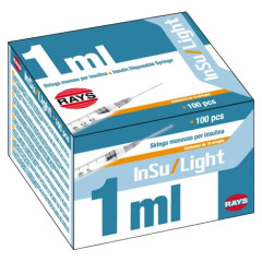 SIRINGHE X INSUL. C/AGO 25G X100