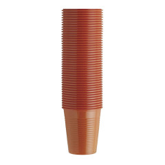 BICCHIERI MONOART COL.ARANCIO X3000