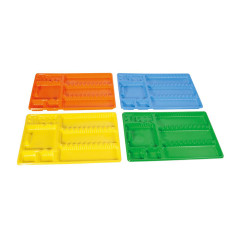 VASSOI IN PLASTICA COL.ASS MONOUSO 400PZ
