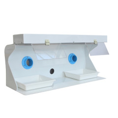 CAPPA PARASPRUZZI E BOX DI RIFINITURA LABO  BOX