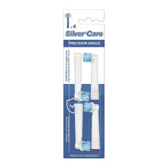 SPAZZOLINO ELETTRICO PURO SILVER CARE RIC.TESTINE PRECISION ANGLE X4