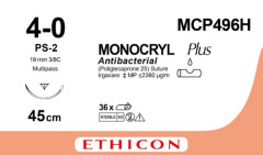 AGHI ETH. MCP496H PS-2 4-0 X36  MONOCRYL PLUS