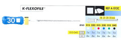 FLEXI-FILES MAILLEFER 21MM.30 12C STER.