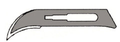 BISTURI HS MONO ACCIAIO N.12B x 10