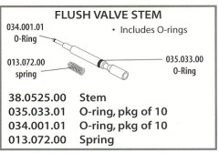 ADEC RIUNITO RIC.AZIONATORE FLUSH SYSTEM CENT. PLUS 38.0525.00