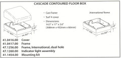 *ADEC RIUNITO RIC.SCATOLA PAVIMENTO CONTOURED SOLO COPERC.41.0416.00(R)