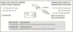 ADEC RIUNITO RIC.ATTACCO RAP.ACQUA FEMMINA X CASCADE/RADIUS 026.131.00